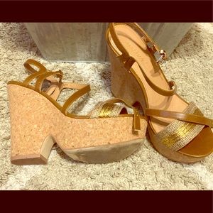 Chunky heel/ wedge shoe